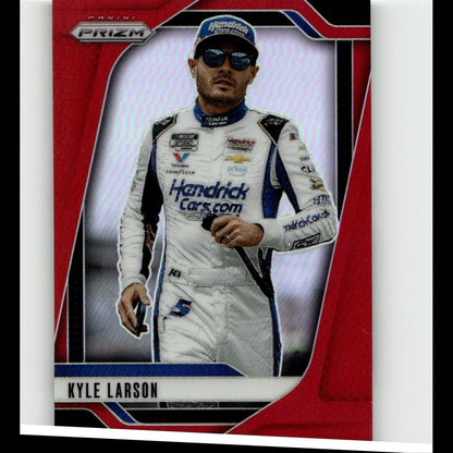 2025 Panini Prizm #79 Kyle Larson Red #/249