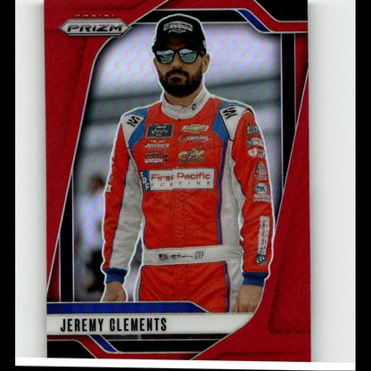 2025 Panini Prizm #73 Jeremy Clements Red #/249