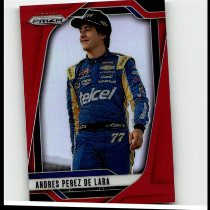 2025 Panini Prizm #51 Andres Perez De Lara Red #/249