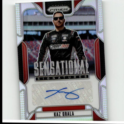 2025 Panini Prizm #SS-KZG Kaz Grala Sensational Signatures