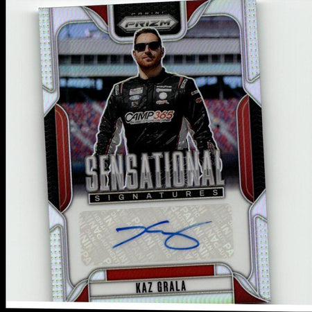 2025 Panini Prizm #SS-KZG Kaz Grala Sensational Signatures