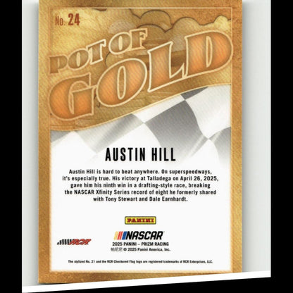 2025 Panini Prizm #24 Austin Hill Pot Of Gold