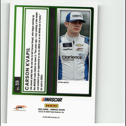 2025 Donruss #59 Carson Kvapil