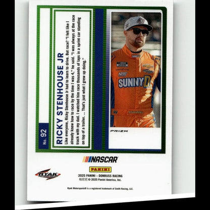 2025 Donruss #92 Ricky Stenhouse Jr