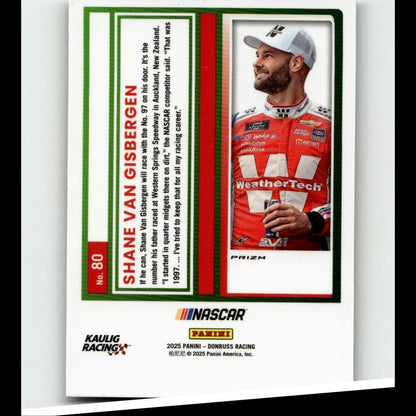 2025 Donruss #80 Shane Van Gisbergen Optic