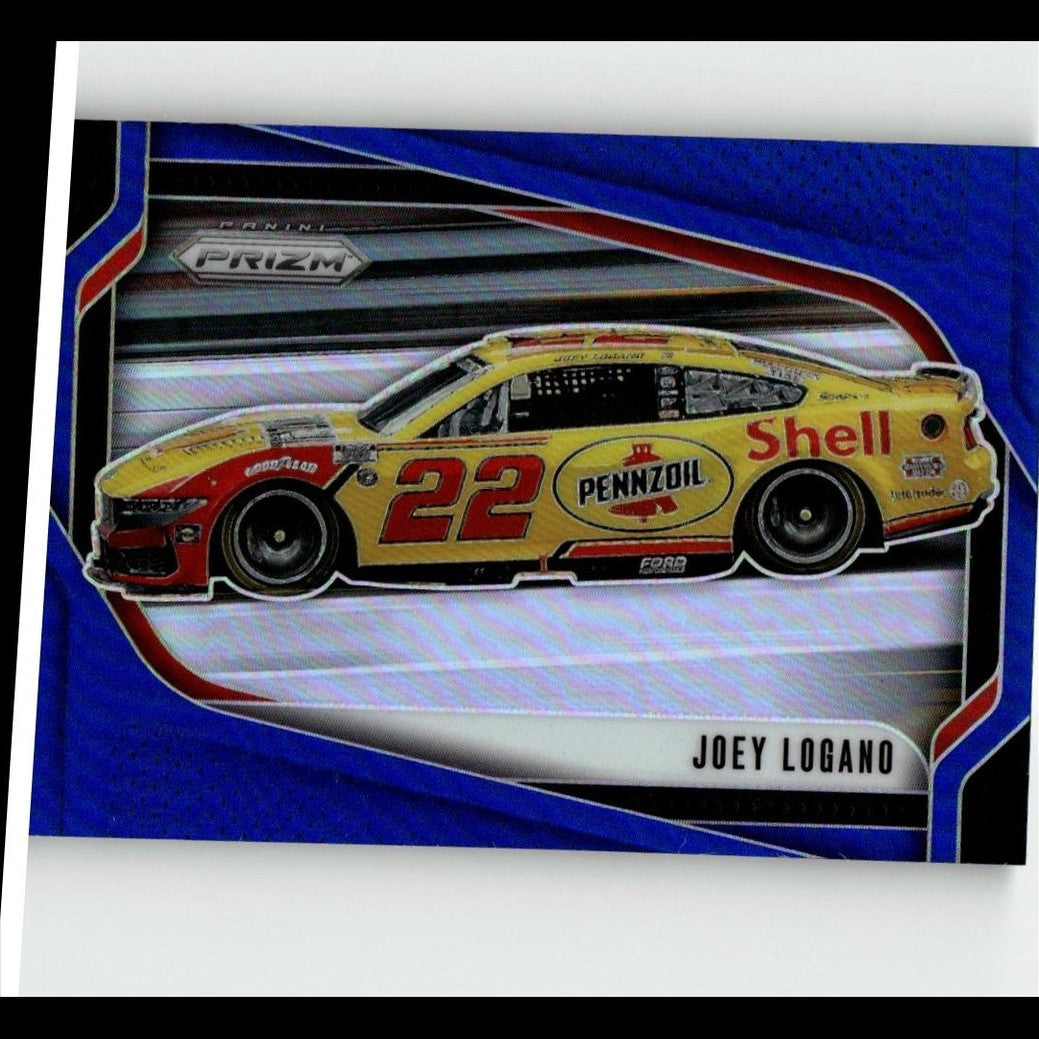 2025 Panini Prizm #132 Joey Logano Blue #/199