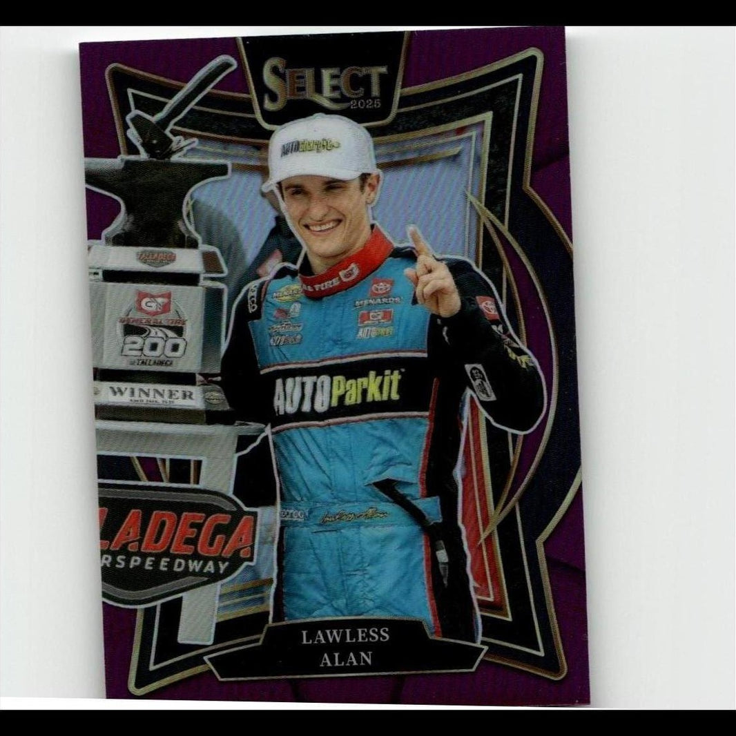 2025 Panini Select #16 Lawless Alan Purple Prizms #/199