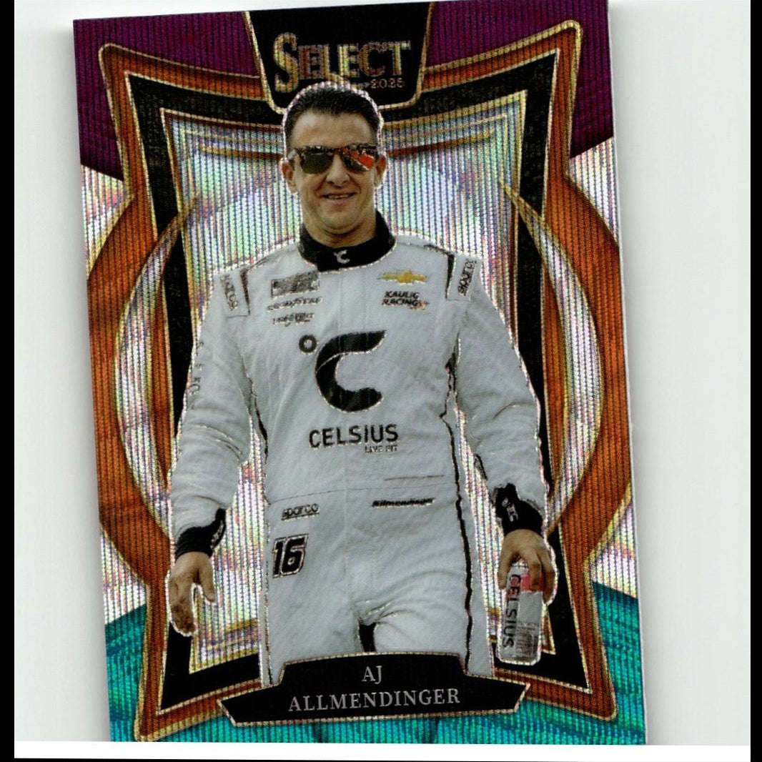2025 Panini Select #71 AJ Allmendinger Tri-Color Prizms