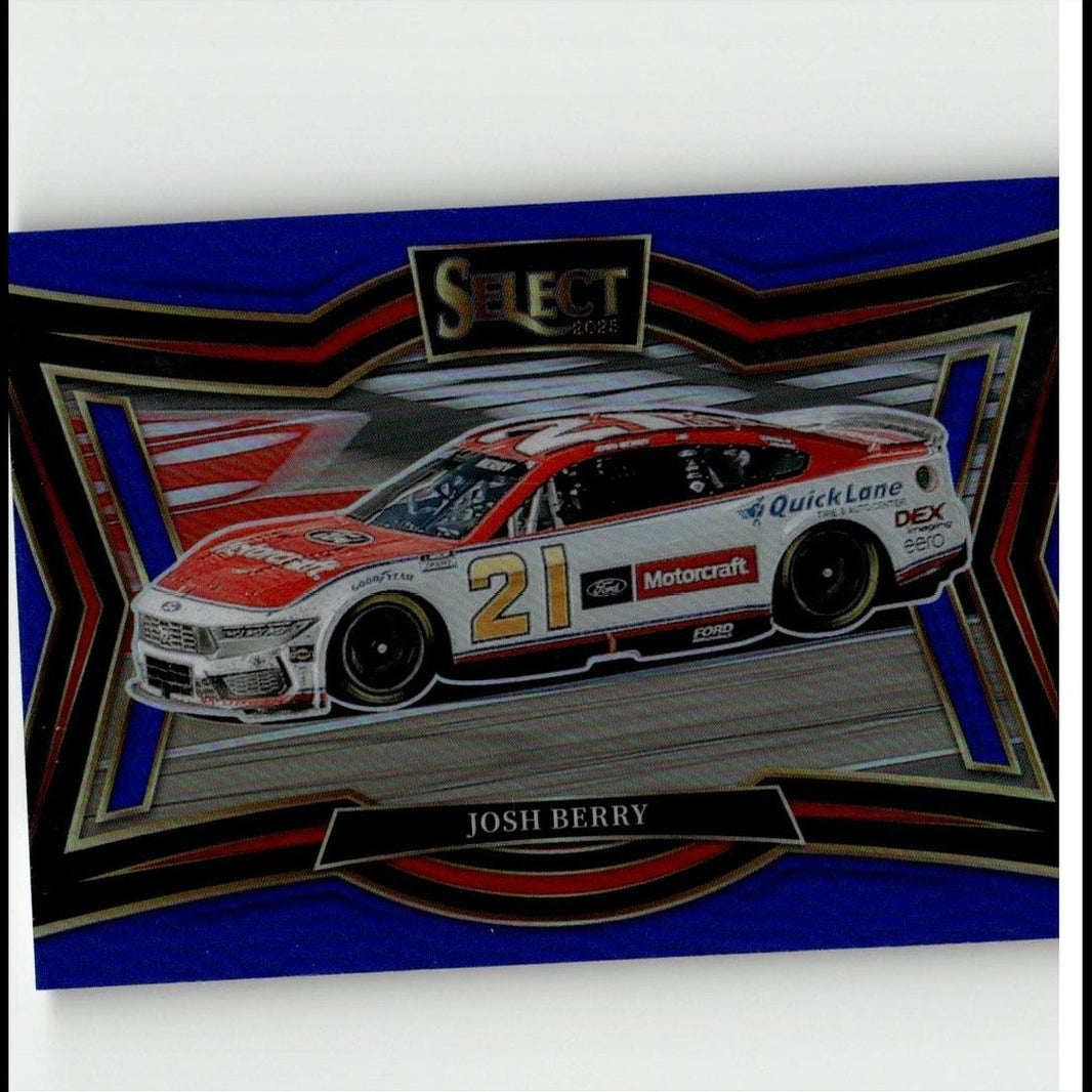 2025 Panini Select #172 Josh Berry Blue Prizms #/175