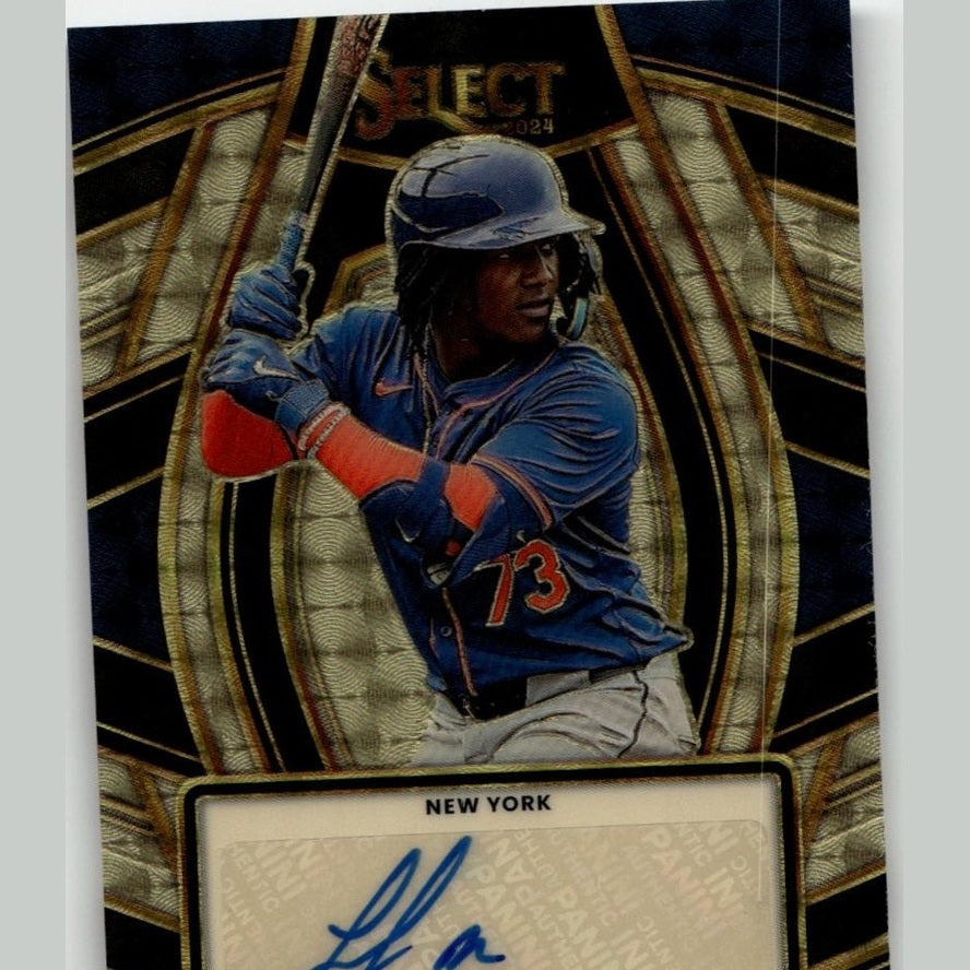 2024 Panini Select #SS-LA Luisangel Acuna Gold Vinyl Prizms #/1
