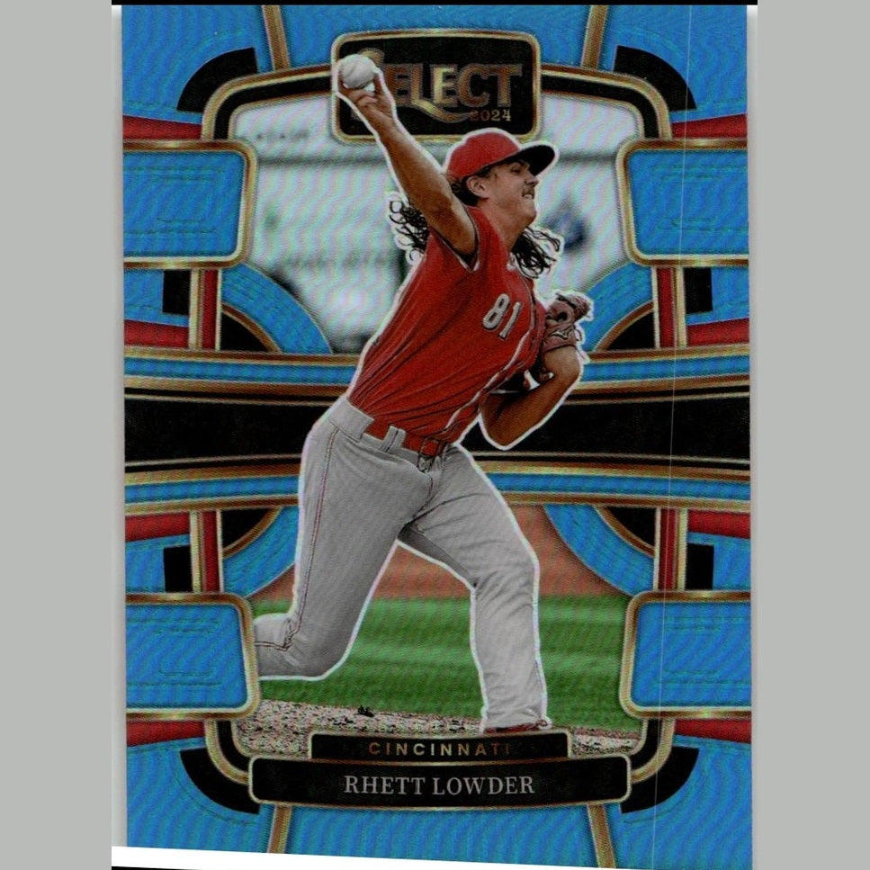 2024 Panini Select #21 Rhett Lowder Light Blue Prizms #/199