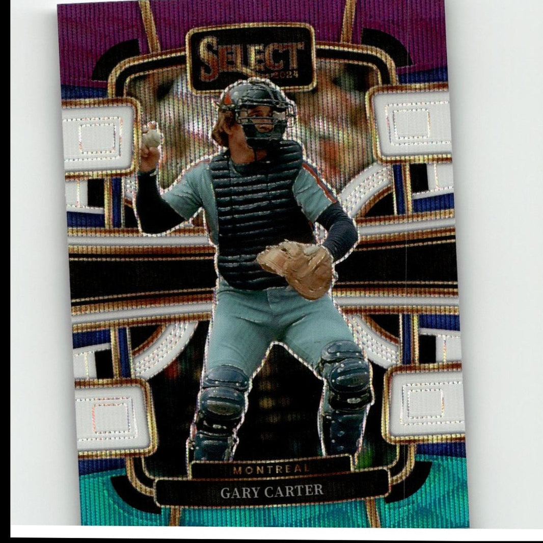2024 Panini Select #65 Gary Carter Tye Dye Prizm
