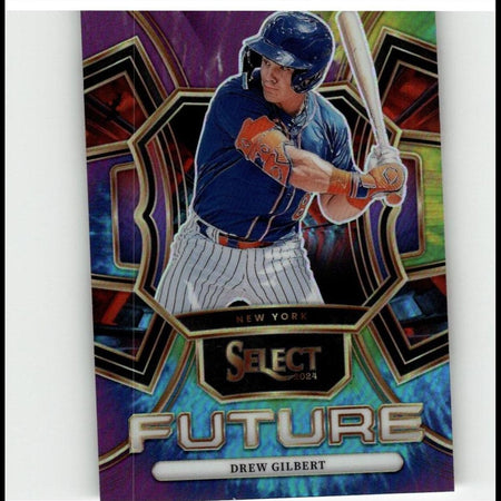 2024 Panini Select #11 Drew Gilbert Select Future Tie-Dye Prizms #/25