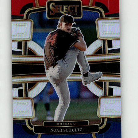 2024 Panini Select #37 Noah Schultz Red and Blue Prizms