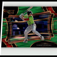 2024 Panini Select #90 Sammy Stafura Green Flash Prizms
