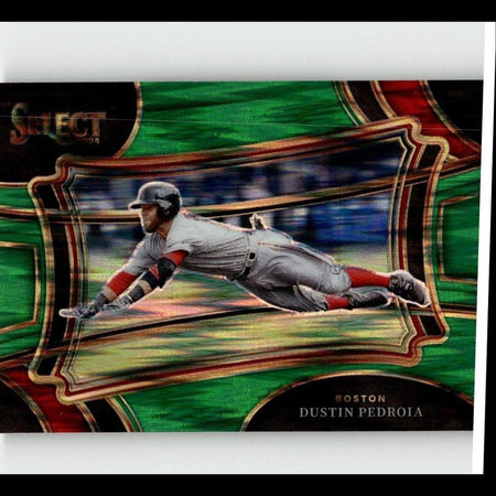 2024 Panini Select #33 Dustin Pedroia Green Flash Prizms