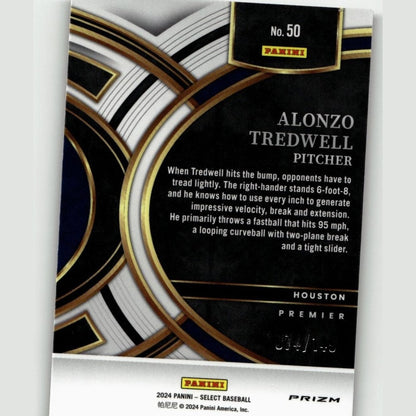2024 Panini Select #50 Alonzo Tredwell Maroon Prizms #/149