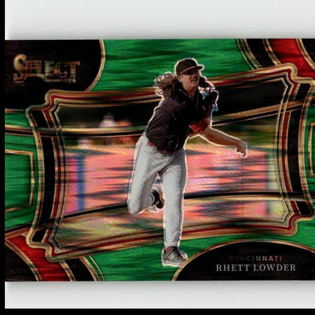 2024 Panini Select #64 Rhett Lowder Green Flash Prizms