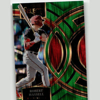 2024 Panini Select #98 Robert Hassell Green Flash Prizms