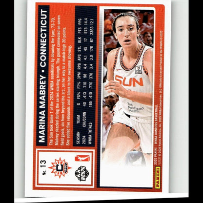 2025 Donruss WNBA #13 Marina Mabrey Holo