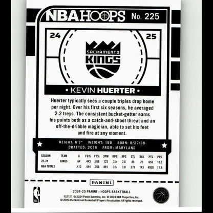 2024-25 Hoops #225 Kevin Huerter Texture