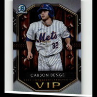 2025 Bowman #VIP-1 Carson Williams Very Important Prospects