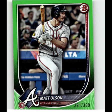 2025 Bowman #98 Matt Olson Neon Green #/399