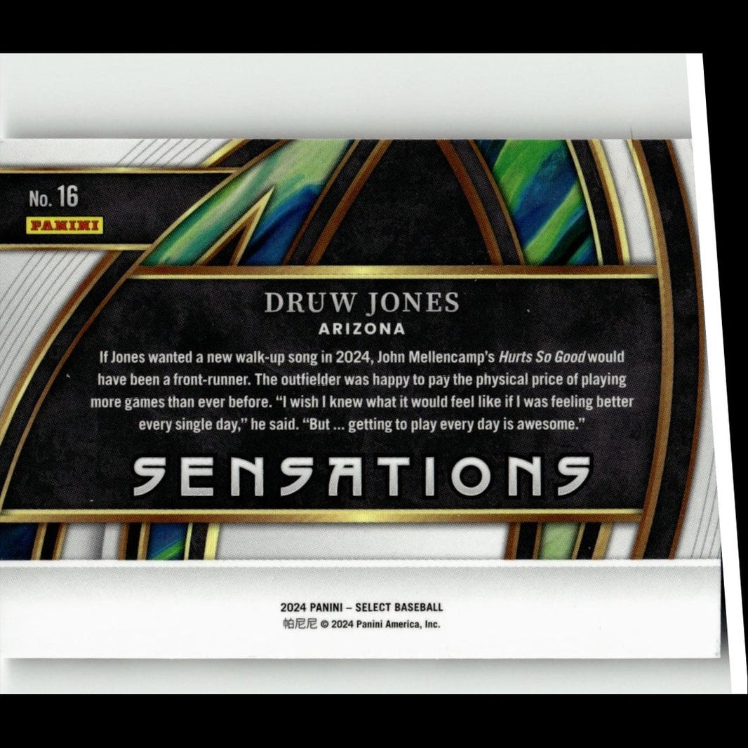 2024 Panini Select #16 Druw Jones Sensations