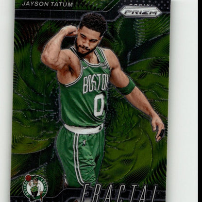 2024-25 Panini Prizm #9 Jayson Tatum Fractal