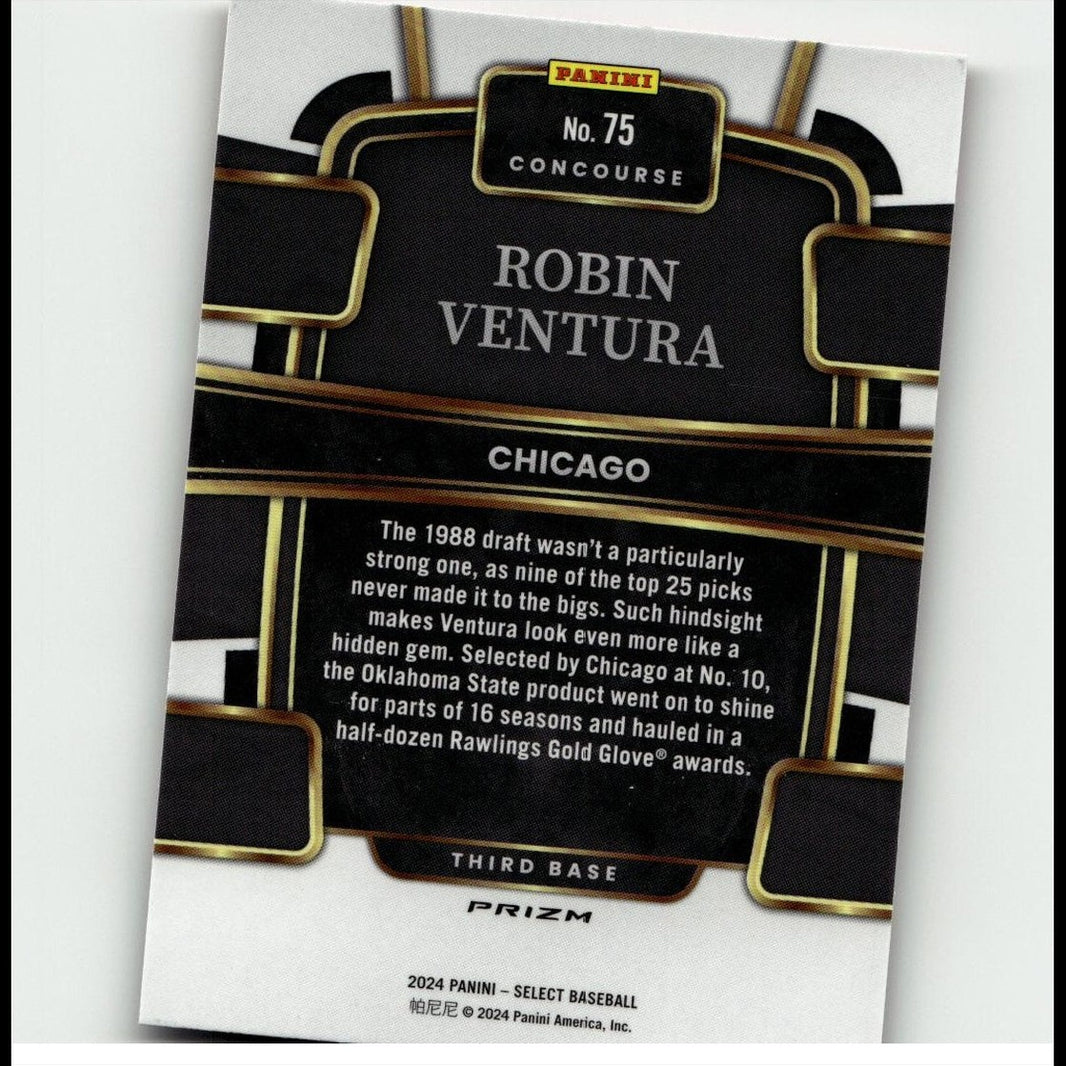 2024 Panini Select #75 Robin Ventura Red and Blue Prizms