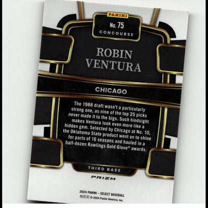 2024 Panini Select #75 Robin Ventura Red and Blue Prizms