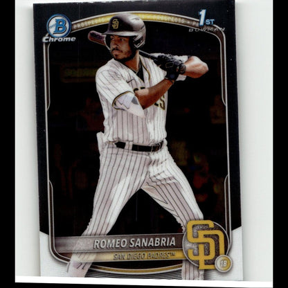 2025 Bowman #BCP-3 Romeo Sanabria Chrome Prospects