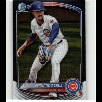 2025 Bowman #BCP-110 Fernando Cruz Chrome Prospects