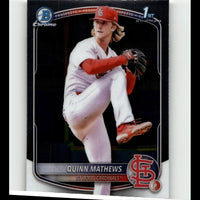 2025 Bowman #BCP-25 Quinn Mathews Chrome Prospects