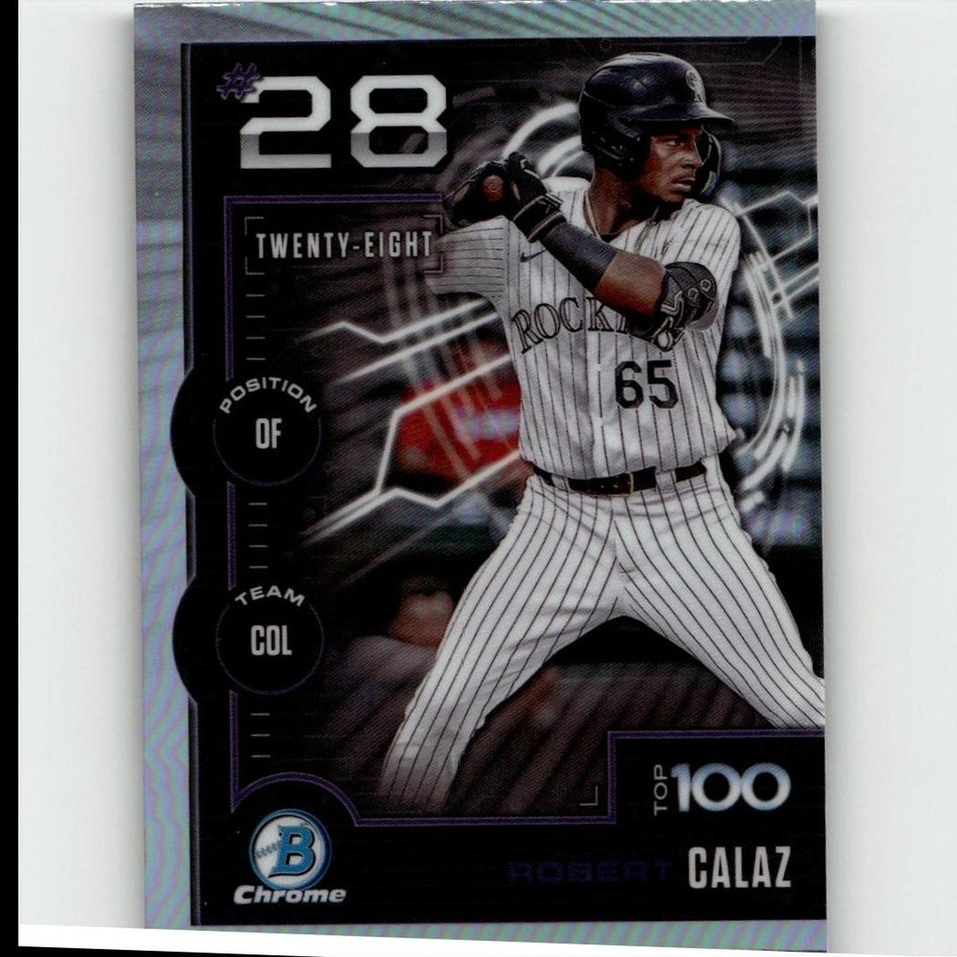 2025 Bowman #BTP-28 Robert Calaz Bowman Scouts Top 100