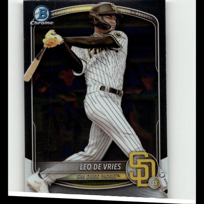 2025 Bowman #BCP-59 Leo De Vries Chrome Prospects