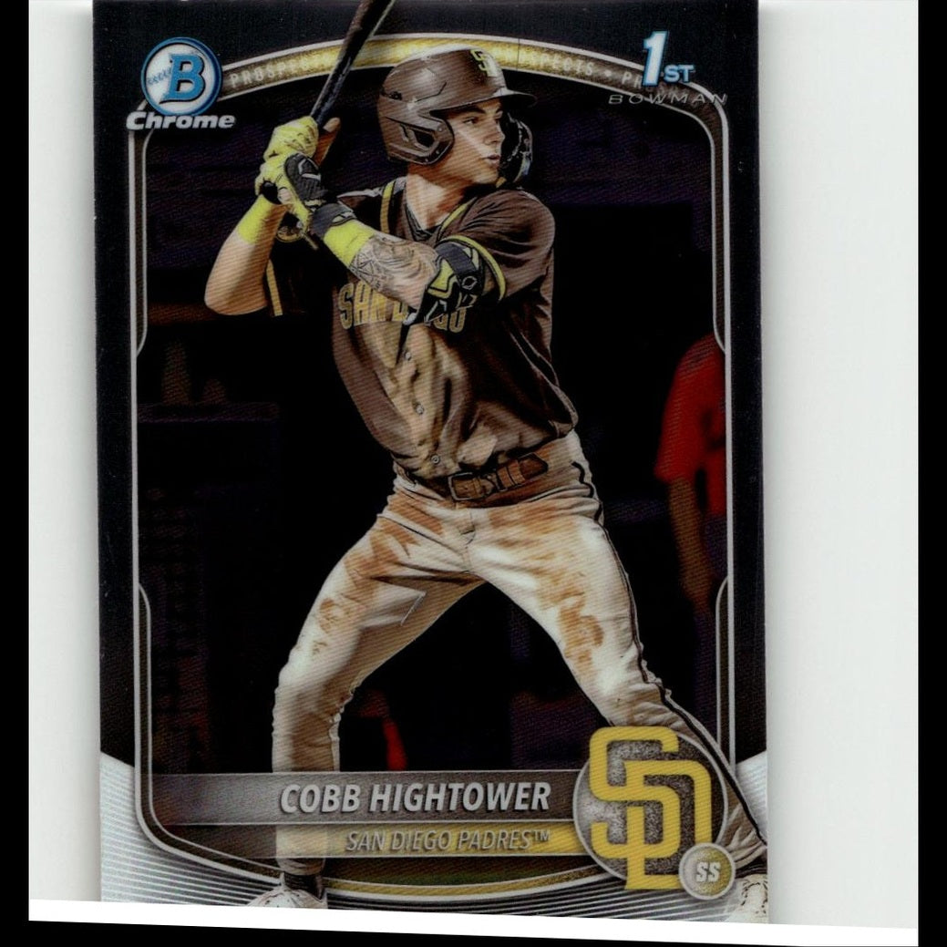 2025 Bowman #BCP-104 Cobb Hightower Chrome Prospects