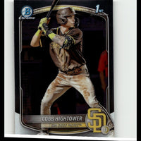 2025 Bowman #BCP-104 Cobb Hightower Chrome Prospects
