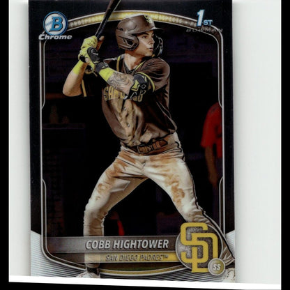 2025 Bowman #BCP-104 Cobb Hightower Chrome Prospects