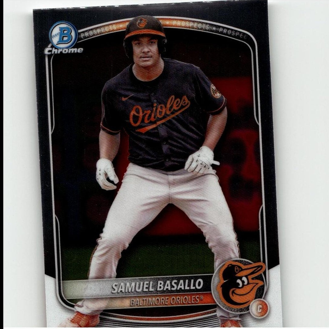 2025 Bowman #BCP-109 Samuel Basallo Chrome Prospects