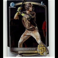 2025 Bowman #BCP-104 Cobb Hightower Chrome Prospects