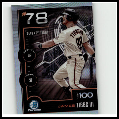 2025 Bowman #BTP-78 James Tibbs III Bowman Scouts Top 100