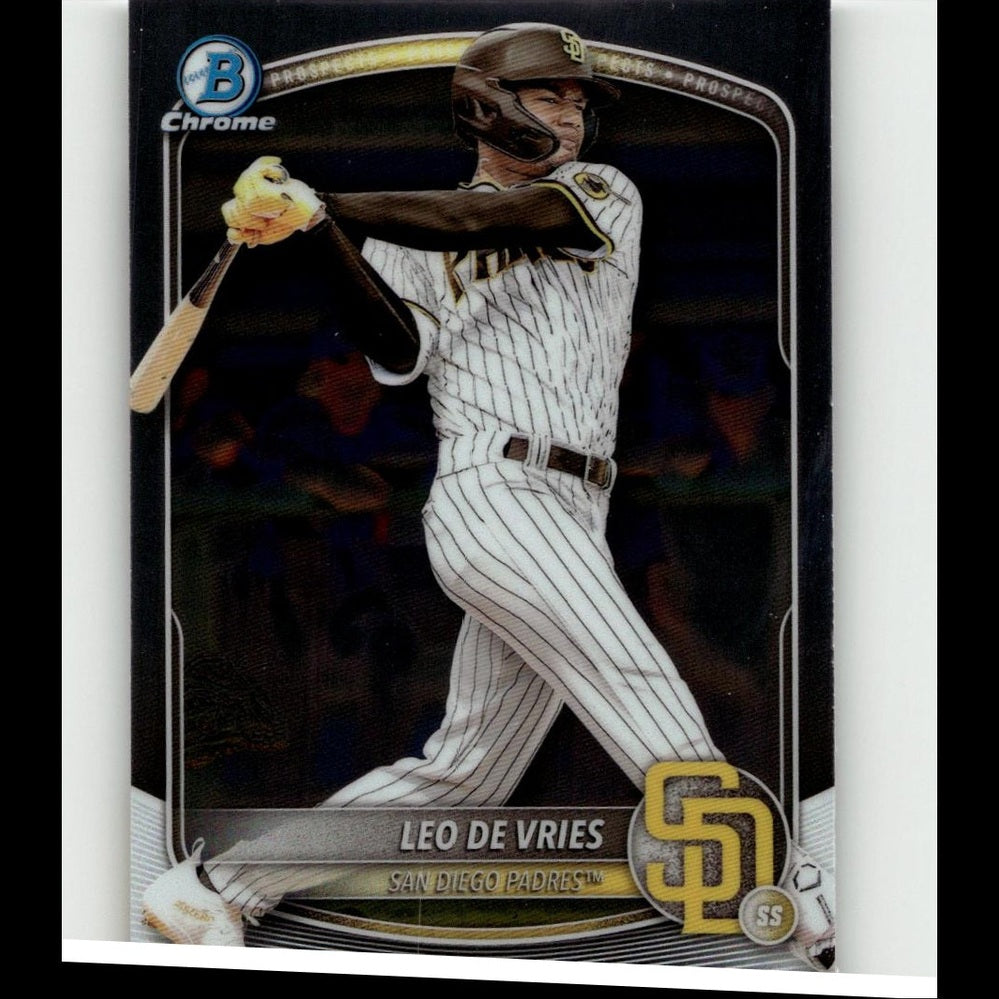 2025 Bowman #BCP-59 Leo De Vries Chrome Prospects