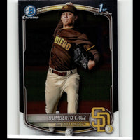 2025 Bowman #BCP-96 Humberto Cruz Chrome Prospects