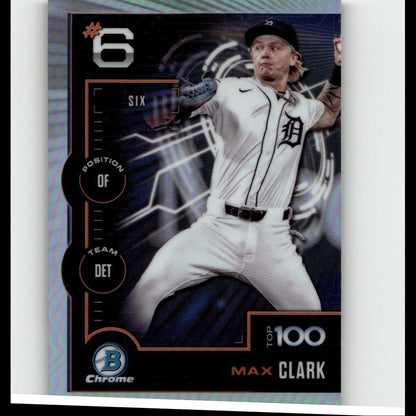 2025 Bowman #BTP-6 Max Clark Bowman Scouts Top 100