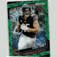 2025 Panini Prizm #112 Cole Kmet Green Scope #/75