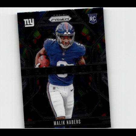 2024 Panini Prizm #13 Malik Nabers Prizmatic Silver Prizm