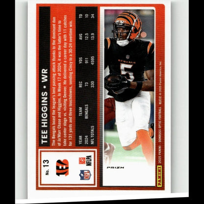 2025 Panini Prizm #13 Tee Higgins
