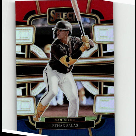 2024 Panini Select #76 Ethan Salas Red and Blue Prizms