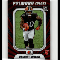 2025 Donruss Optic #17 Quinshon Judkins Rookie Primary Colors